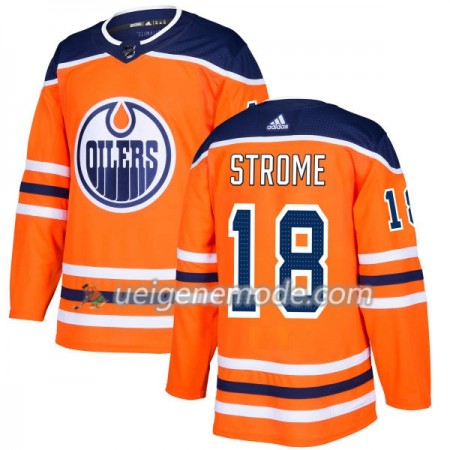 Herren Eishockey Edmonton Oilers Trikot Ryan Strome 18 Adidas 2017-2018 Orange Authentic